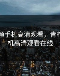 青柠视频手机高清观看，青柠视频手机高清观看在线
