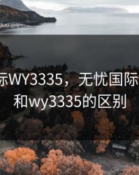 无忧国际WY3335，无忧国际wy3335和wy3335的区别