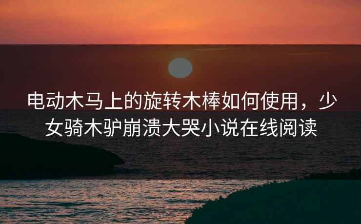 电动木马上的旋转木棒如何使用,少女骑木驴崩溃大哭小说在线阅读 电动木马上的旋转木棒如何使用,少女骑木驴崩溃大哭小说在线阅读